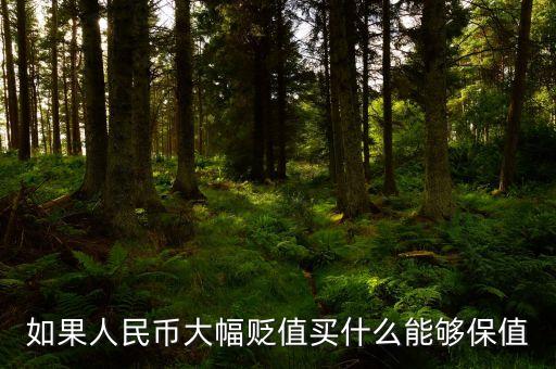 錢貶值買什么，人民幣貶值買什么好