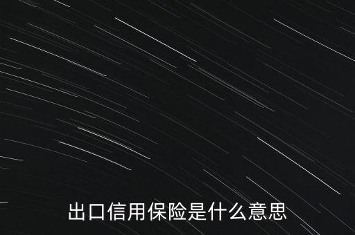 什么是短期出口信保項(xiàng)下融資，什么是短期融資