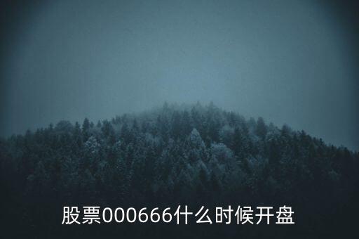 邦寶益智什么時候開盤，股票000666什么時候開盤