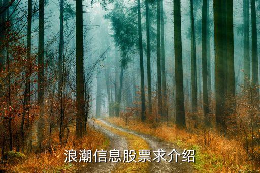 浪潮信息什么概念，浪潮信息股票求介紹