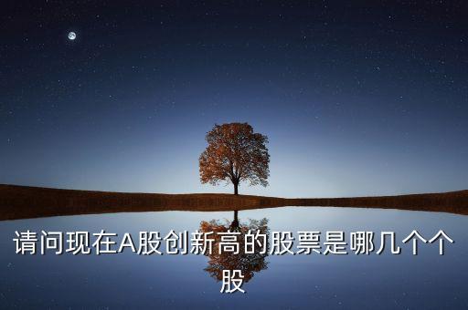 請(qǐng)問現(xiàn)在A股創(chuàng)新高的股票是哪幾個(gè)個(gè)股