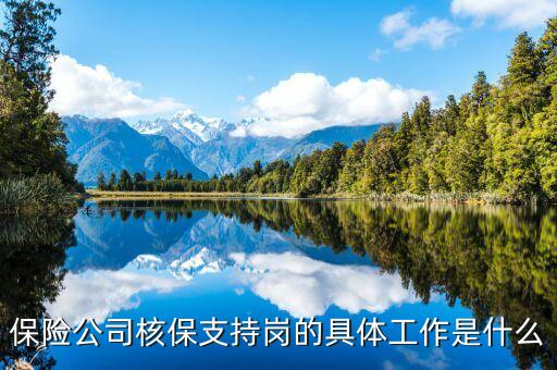 保險(xiǎn)公司核保運(yùn)營(yíng)崗需要做些什么，保險(xiǎn)公司核保支持崗的具體工作是什么