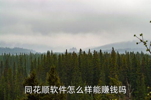 同花順公司靠什么賺錢的，股票上市公司怎么靠股票賺錢