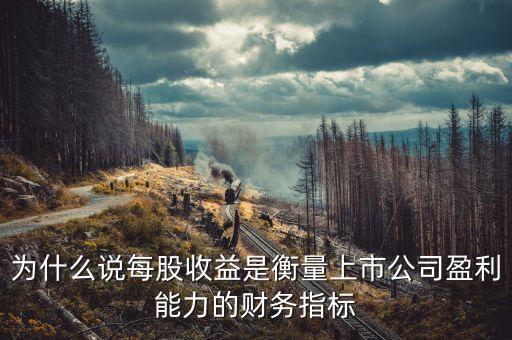 為什么要計(jì)算每股收益，財(cái)務(wù)簡況里的 每股收益 是什么意思