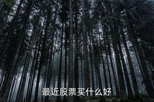 最近有什么好股票可以買入，最近有什么好股票買