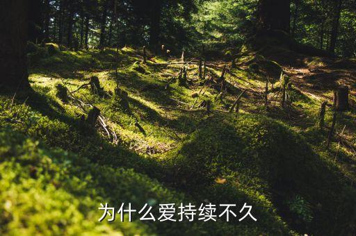 為什么持久率不久，為什么愛持續(xù)不久