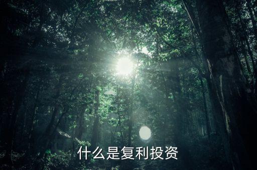 復(fù)利投資是什么意思，什么叫復(fù)利投資方式