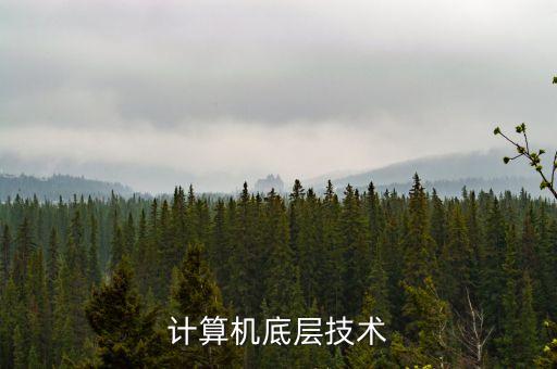 計算機底層技術(shù)