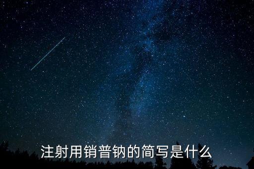 注射用銷普鈉的簡寫是什么