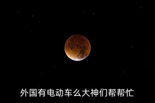 外國有電動車么大神們幫幫忙