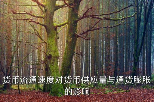 貨幣流通速度受什么影響，貨幣的流通速度和什么有關(guān)系
