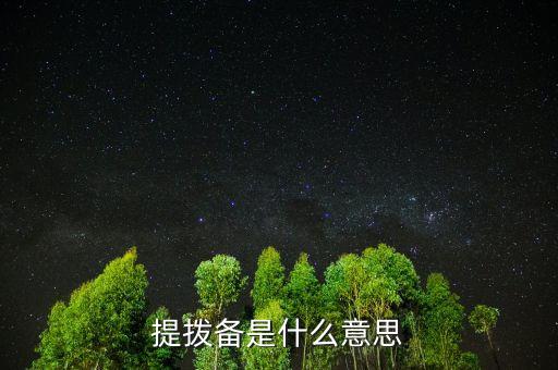 什么叫撥備，提撥備是什么意思