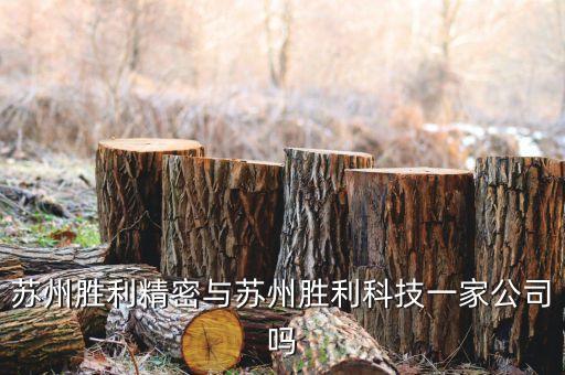 蘇州勝利精密與蘇州勝利科技一家公司嗎