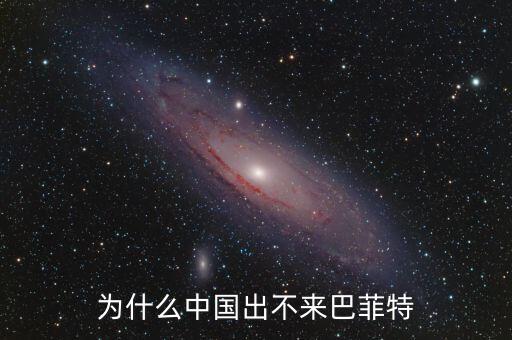 你為什么不能成為巴菲特，為什么你不能成為巴菲特