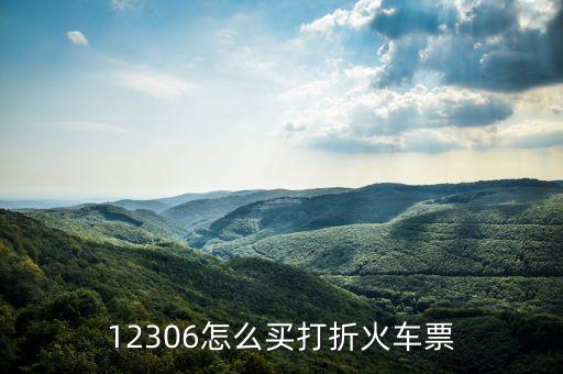 12306怎么買(mǎi)打折火車(chē)票