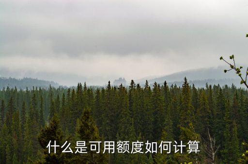 融資可用額度是什么，什么是可用額度如何計(jì)算
