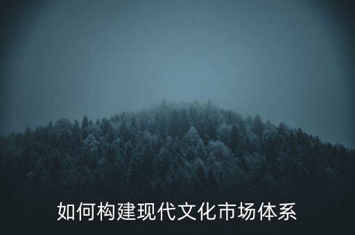 什么是現(xiàn)代文化市場(chǎng)體系，現(xiàn)代市場(chǎng)體系含義是什么 回答越簡(jiǎn)潔越好最好一句話概括  問