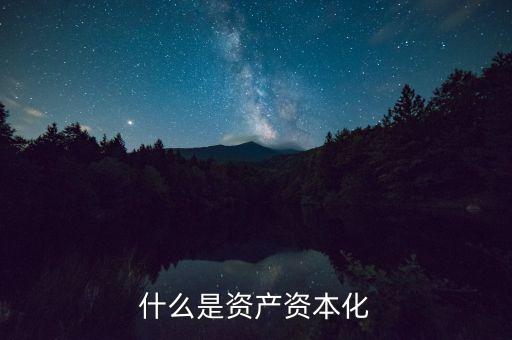 國有資產(chǎn)資本化是什么，資產(chǎn)資本化是什么意思