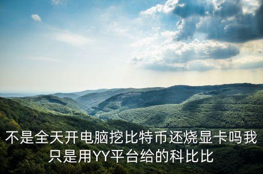 不是全天開電腦挖比特幣還燒顯卡嗎我只是用YY平臺(tái)給的科比比