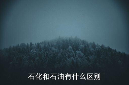 走私柴油與石化的有什么區(qū)別，石化和石油有什么區(qū)別