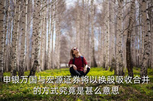 宏源證券什么時候重組，申銀萬國與宏源證券將以換股吸收合并的方式究竟是甚么意思