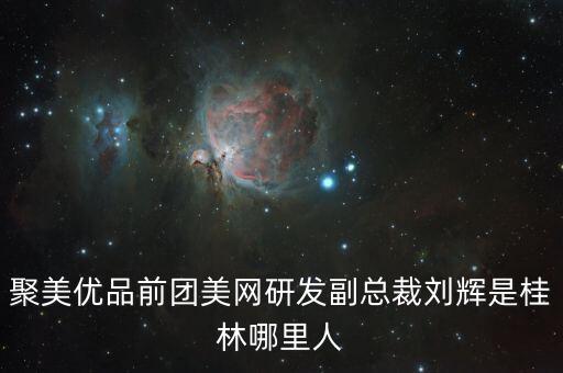 聚美劉輝為什么離開(kāi)，聚美優(yōu)品前團(tuán)美網(wǎng)研發(fā)副總裁劉輝是桂林哪里人