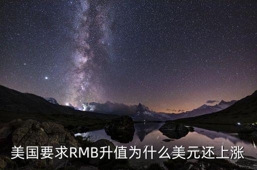 美國(guó)要求RMB升值為什么美元還上漲