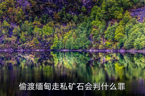 偷渡緬甸走私礦石會(huì)判什么罪