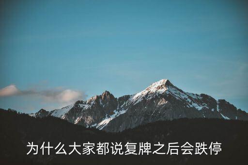 復旦復華為什么大跌，為什么龍頭股份和復旦復華暴跌