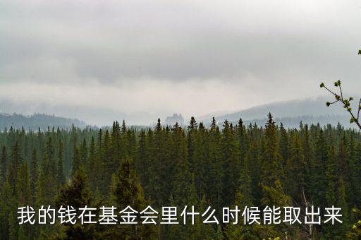 私募基金什么時候可以拿出來，我的錢在基金會里什么時候能取出來