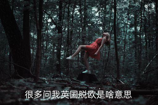 英國(guó)脫歐公投什么意思，英國(guó)脫歐是什么意思l