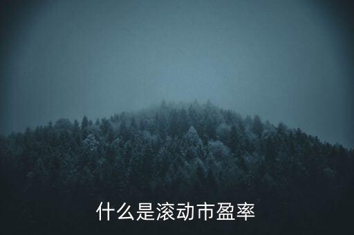 滾動(dòng)市盈率什么意思，市盈率是什么意思的