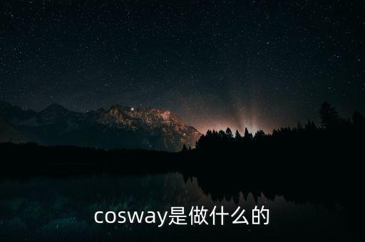 普路通是做什么的，cosway是做什么的