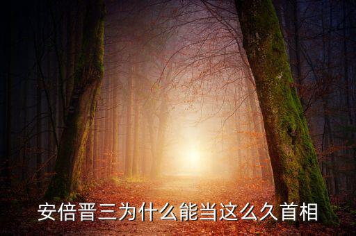安倍為什么當(dāng)了這么久首相，安倍為什么只當(dāng)了幾天的首相