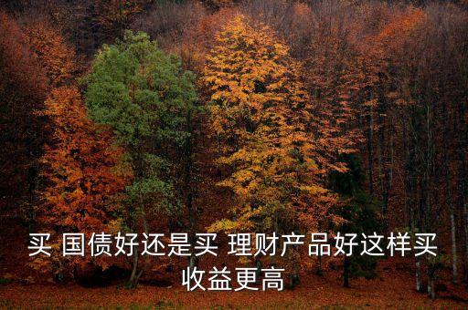 買(mǎi) 國(guó)債好還是買(mǎi) 理財(cái)產(chǎn)品好這樣買(mǎi)收益更高