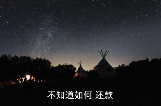 不知道如何 還款