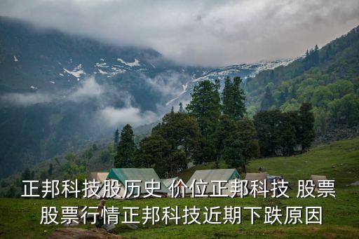 正邦科技股歷史 價(jià)位正邦科技 股票 股票行情正邦科技近期下跌原因