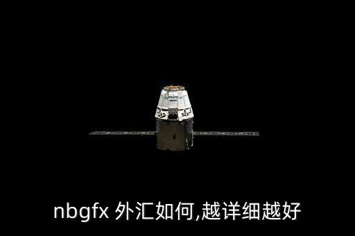 nbgfx 外匯如何,越詳細越好