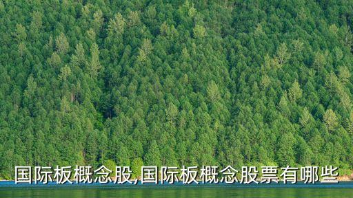 國際板概念股,國際板概念股票有哪些