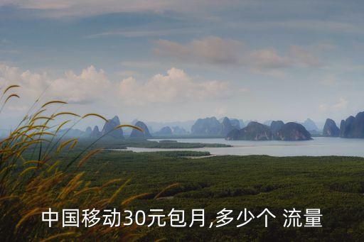 上海移動(dòng)30元多少流量,上海辦移動(dòng)卡多少錢