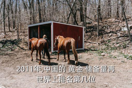 2011年,中國(guó)的 黃金 儲(chǔ)備量再世界上排名第幾位
