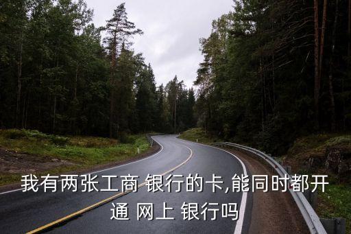 我有兩張工商 銀行的卡,能同時都開通 網上 銀行嗎
