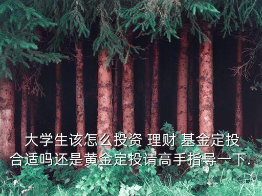 大學(xué)生基金理財(cái)機(jī)構(gòu)