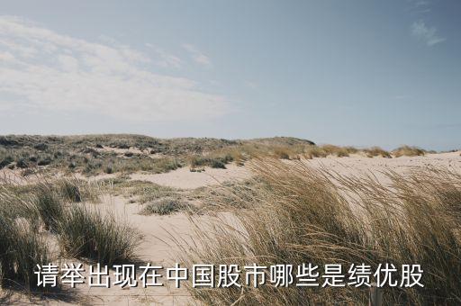 請舉出現在中國股市哪些是績優(yōu)股