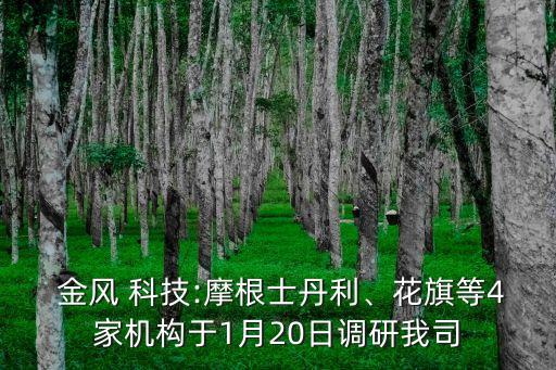  金風(fēng) 科技:摩根士丹利、花旗等4家機(jī)構(gòu)于1月20日調(diào)研我司