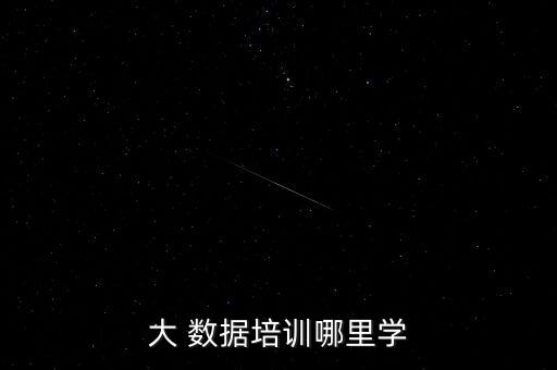大 數(shù)據(jù)培訓哪里學