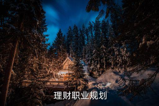  理財職業(yè)規(guī)劃