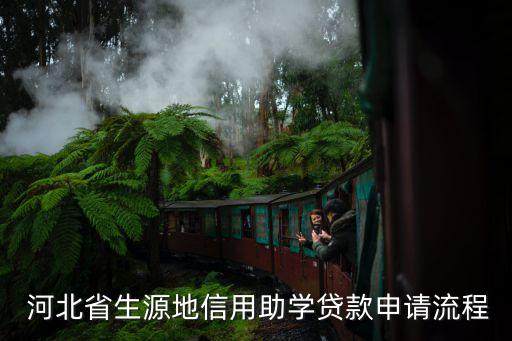  河北省生源地信用助學(xué)貸款申請(qǐng)流程
