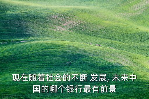 現(xiàn)在隨著社會的不斷 發(fā)展, 未來中國的哪個銀行最有前景