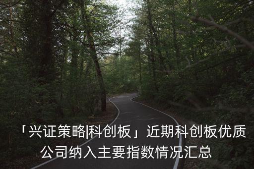 「興證策略|科創(chuàng)板」近期科創(chuàng)板優(yōu)質(zhì)公司納入主要指數(shù)情況匯總